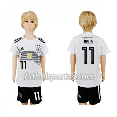 Camisetas Alemania Reus 11 Niño Primera Equipacion Mundial 2018